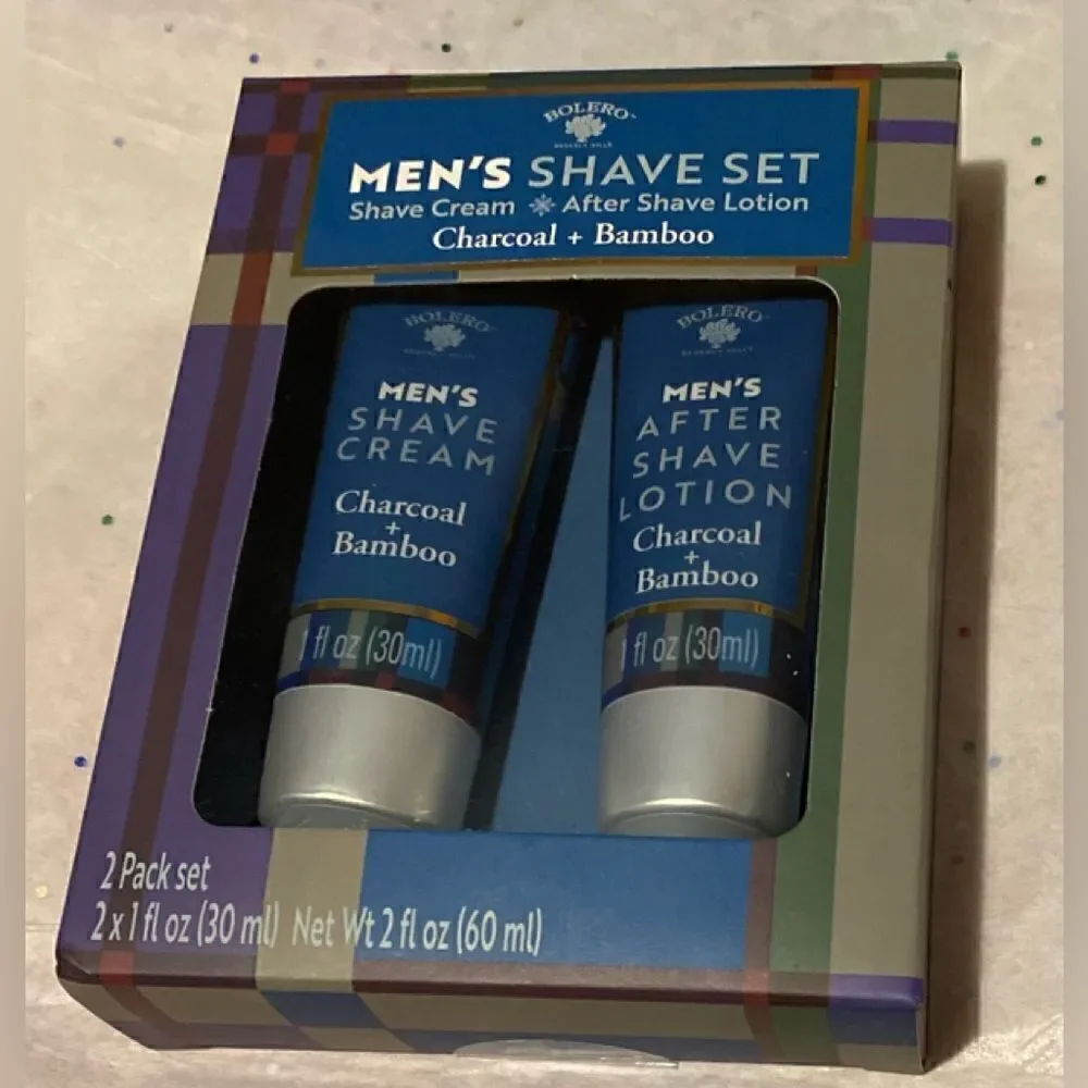 💥Bolero Men’s lot of 2 Shave Set Shave Cream🛍After Shave Lotion 2 Fl OZ …
